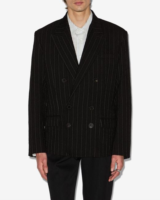 Giacca Meddie di Isabel Marant in Black da Uomo