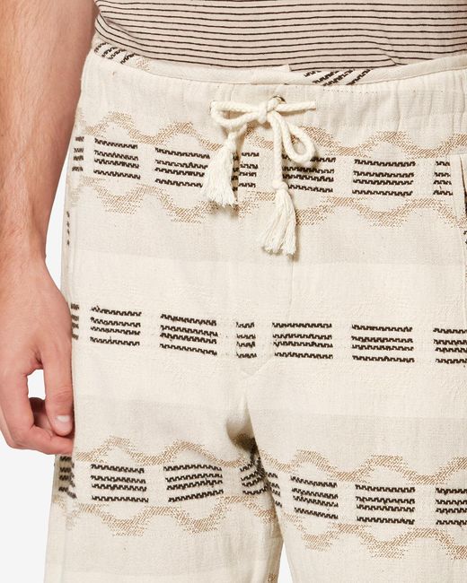 Isabel Marant White Deliann Shorts for men