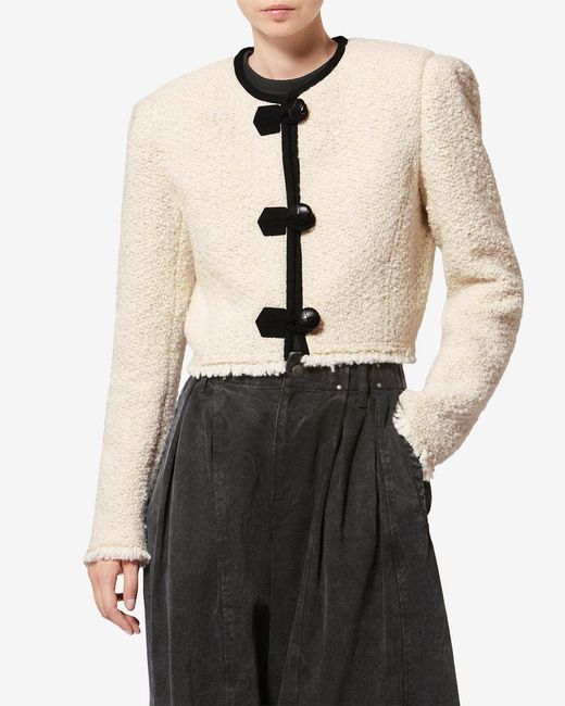 Isabel Marant White Gradilia Jacket