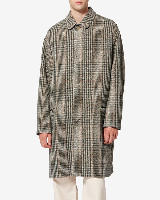 Isabel Marant Gray Franco Coat for men