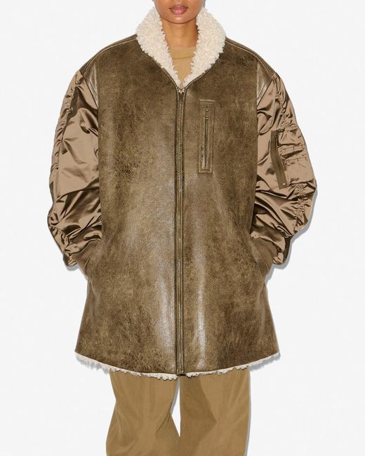 Isabel Marant Brown Evina Coat