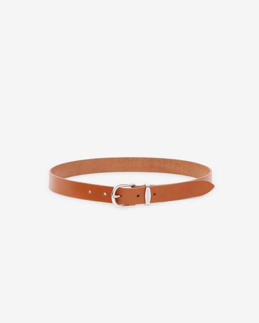 Zadd Leather Cinturón Isabel Marant de color White