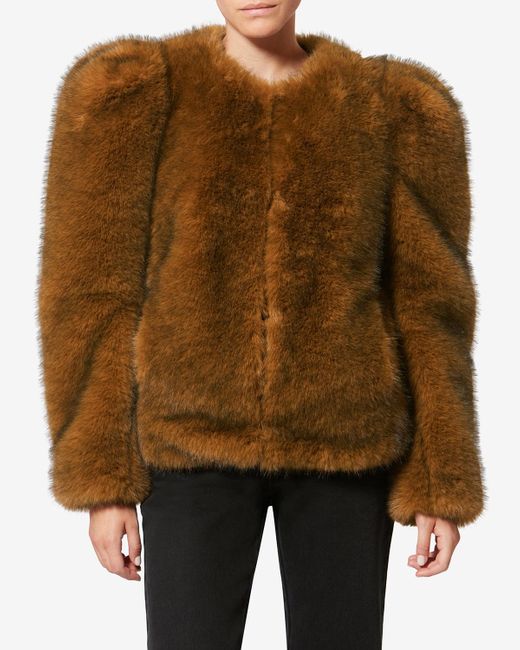 Isabel Marant Brown Bahria Coat