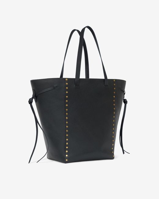 Isabel Marant Black Oskan Leather Tote Bag for men