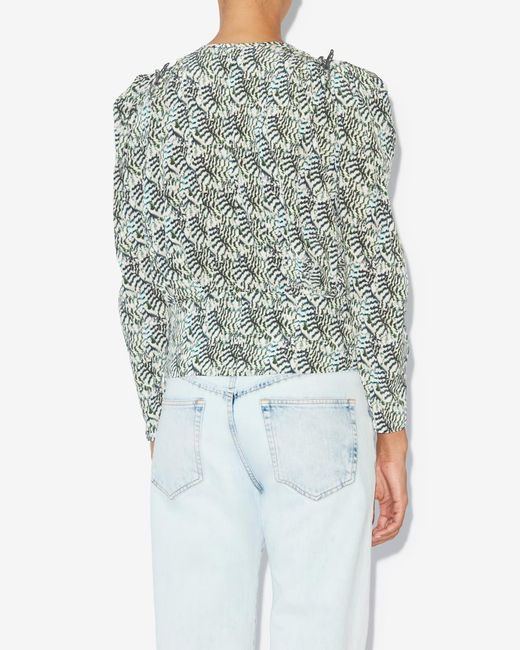 Isabel Marant Blue Zarga Top
