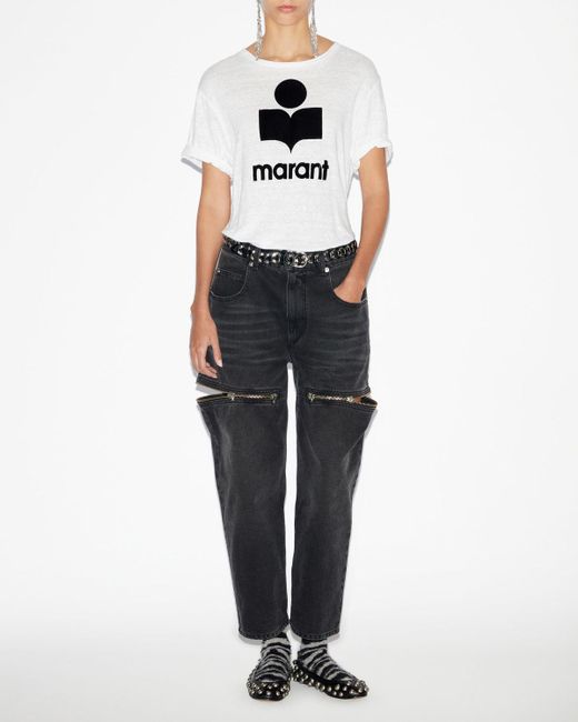 Isabel Marant White T-Shirt Zewel