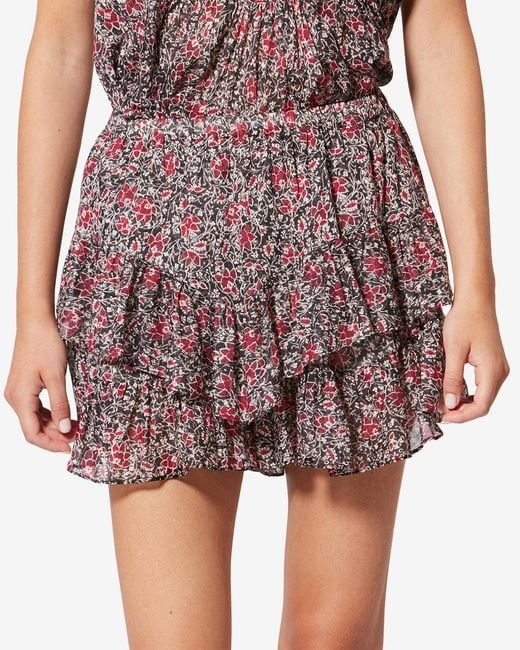 Isabel Marant Red Jocadia Shorts