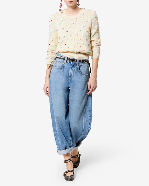 Isabel Marant White Priyanka Pullover