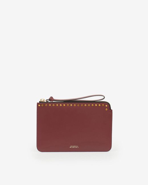 Isabel Marant Purple Oskan Flat Pouch