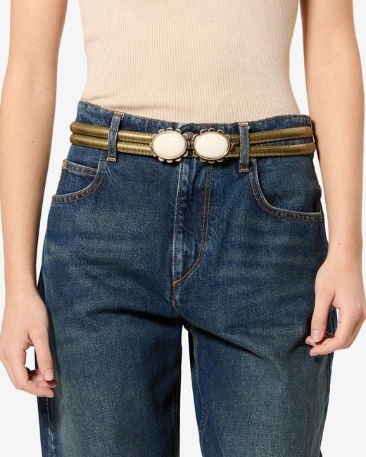 Isabel Marant White Twina Belt