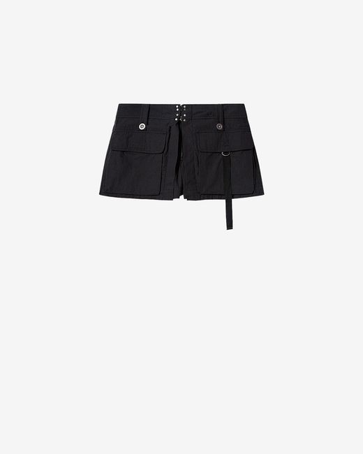 Isabel Marant Black Barta Shorts