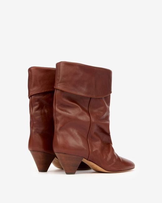 Isabel Marant Red Dalby Boots