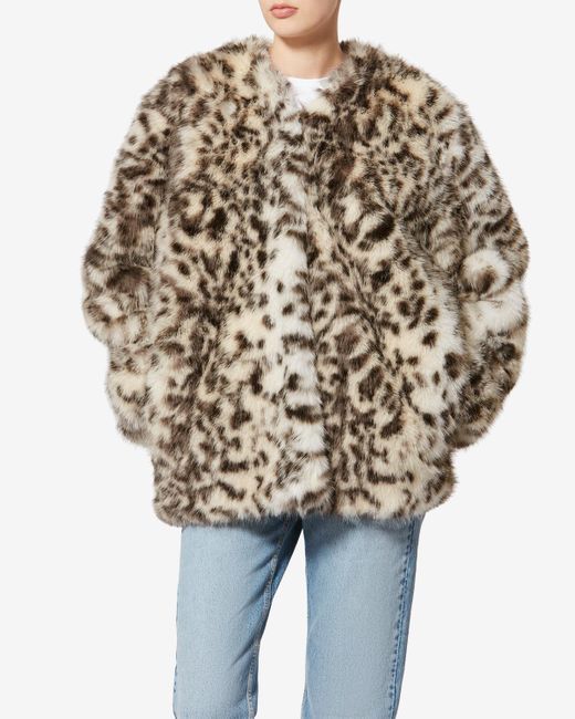 Isabel Marant Natural Aglae Coat