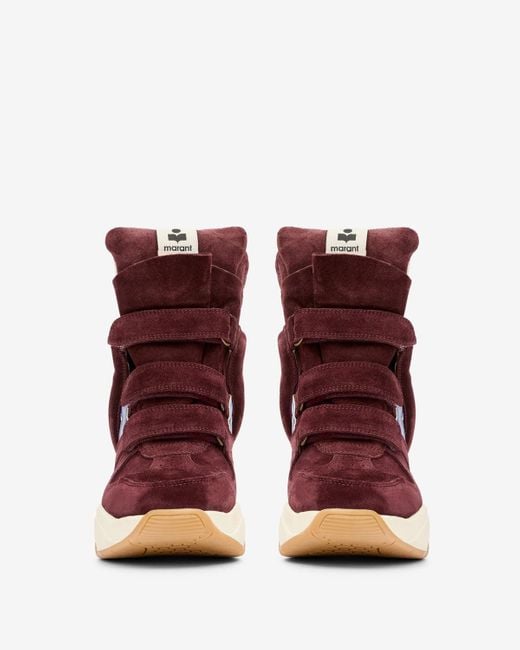 Isabel Marant Red Balskee Sneakers