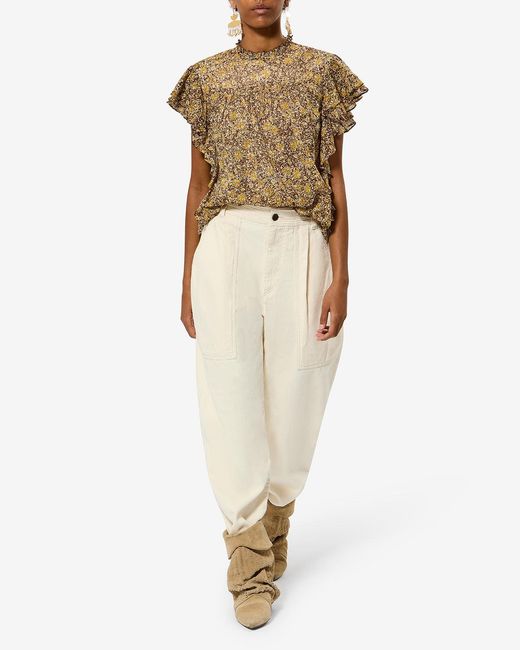 Isabel Marant White Daliyane Top