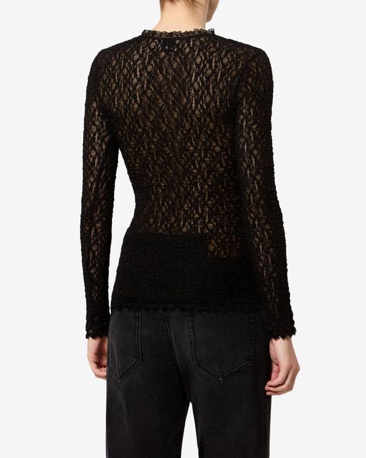 Isabel Marant Black Brany Top