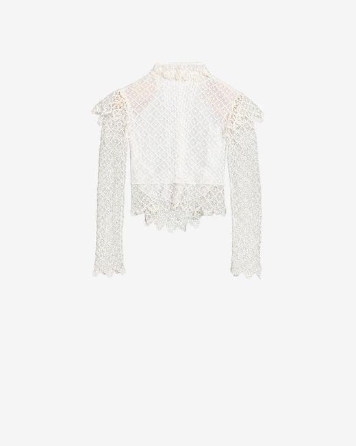 Isabel Marant White Ludivine Top