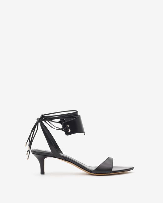 Isabel Marant White Arson Sandals