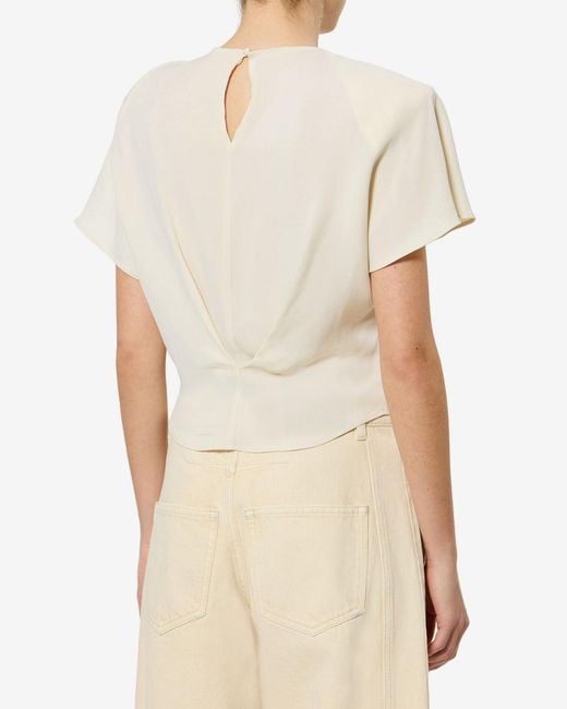 Isabel Marant White Sakine Top