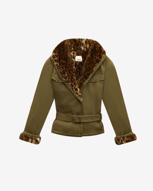 Isabel Marant Green Jerika Coat