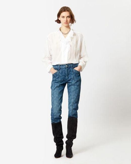 Isabel Marant White Pamias Top
