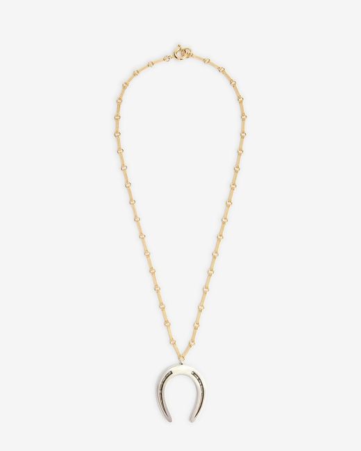Isabel Marant Metallic Byrne Chain Necklace