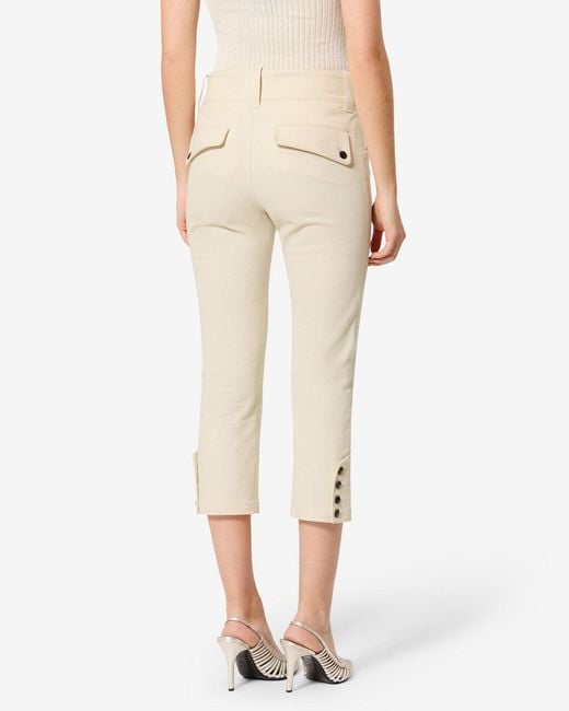 Isabel Marant White Berna Pants