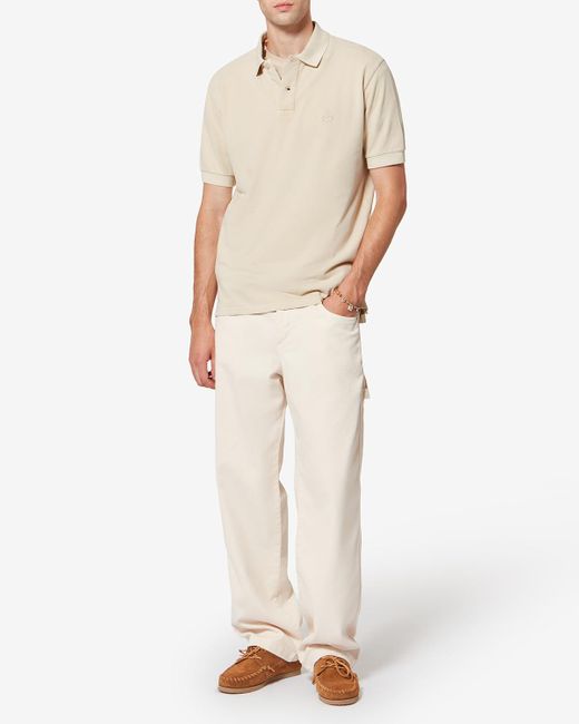 Isabel Marant White Afko Polo for men