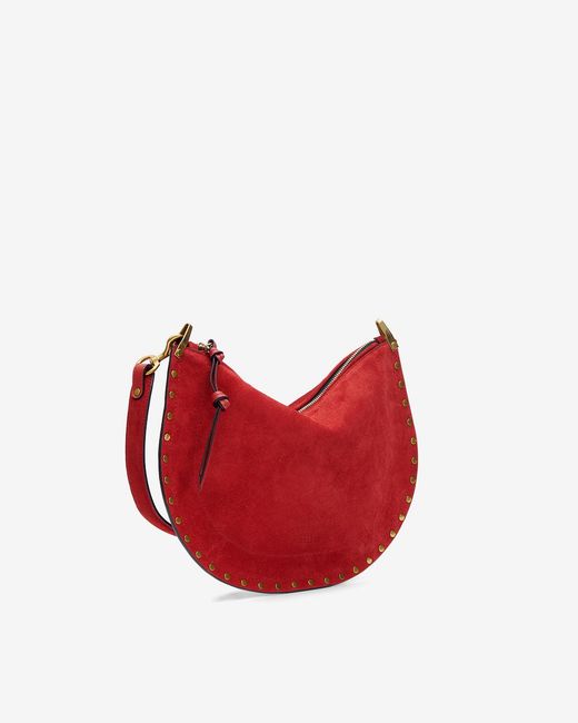 Isabel Marant Red Oskan Soft Zipped Bag