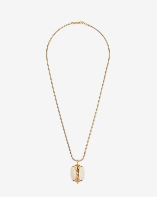 Isabel Marant White Hanae Long Necklace