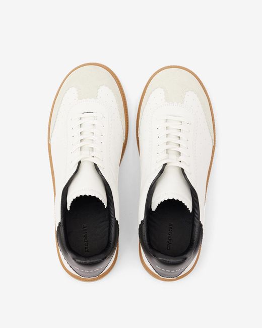 Isabel Marant White Brycy Sneakers for men