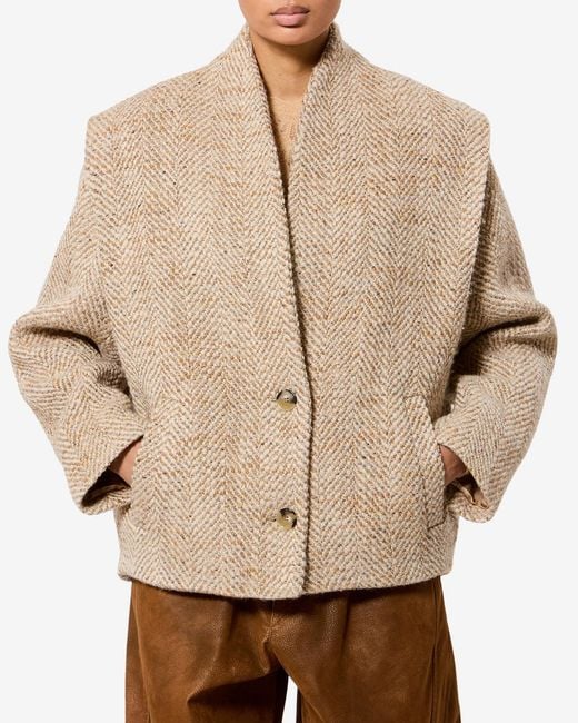 Isabel Marant White Drogo Jacket