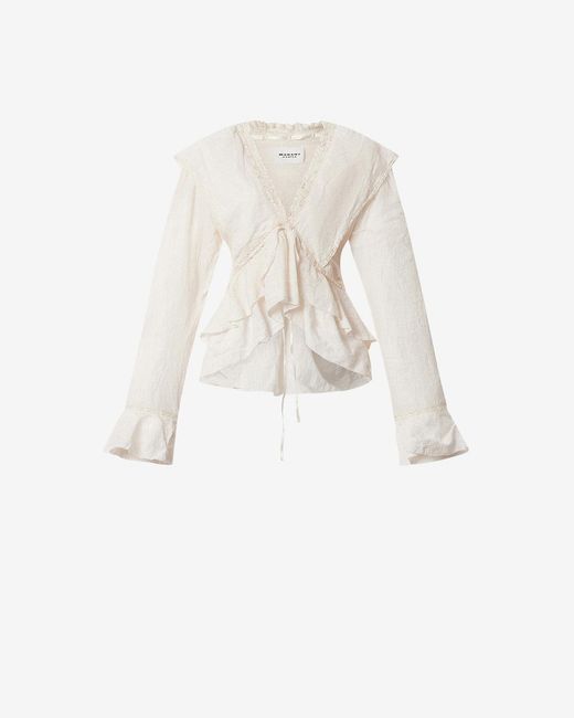 Isabel Marant White Damienne Top