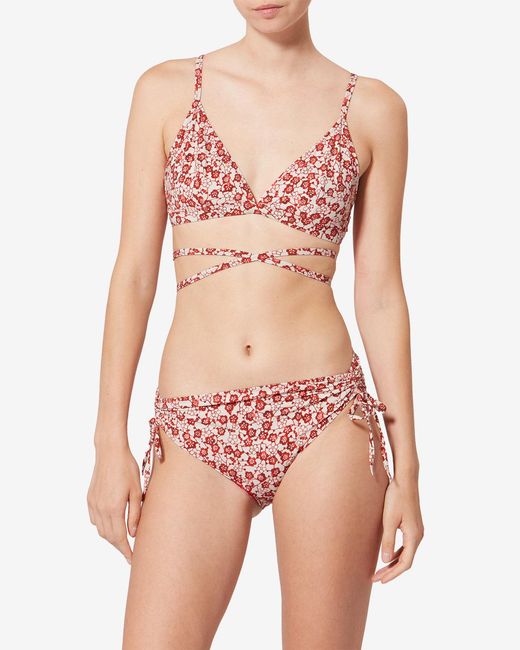 Isabel Marant White Solange Bikini Top