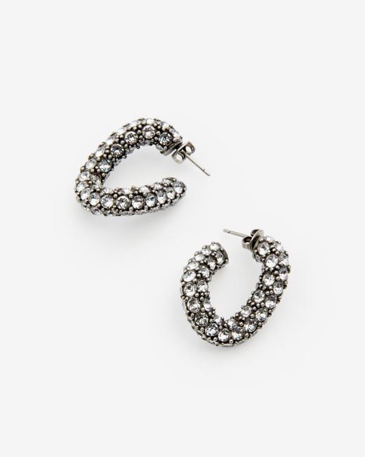 Isabel Marant Black Funky Ring Earrings