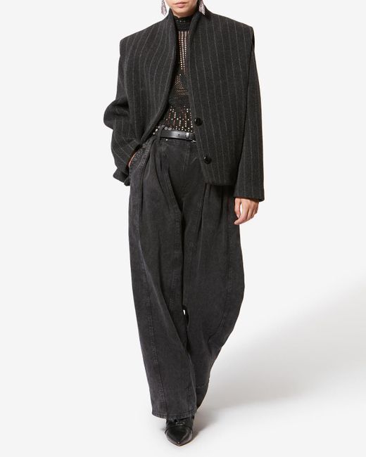 Isabel Marant Black Dyogo Coat