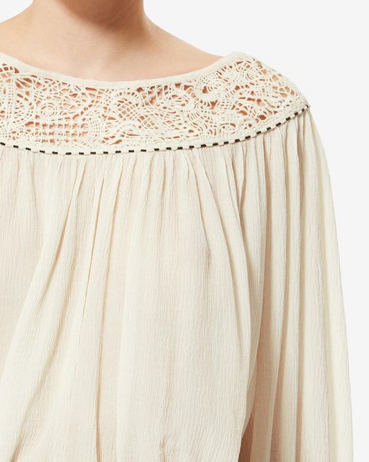 Isabel Marant White Nelida Blouse