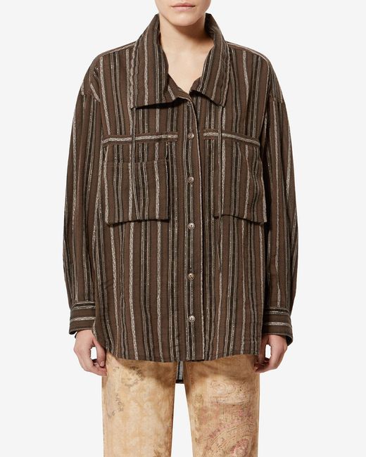Isabel Marant Brown Chelia Shirt