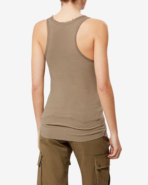Isabel Marant White Silk T-Shirt Helma