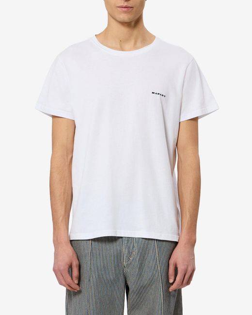 Isabel Marant White Zafferh T-Shirt for men