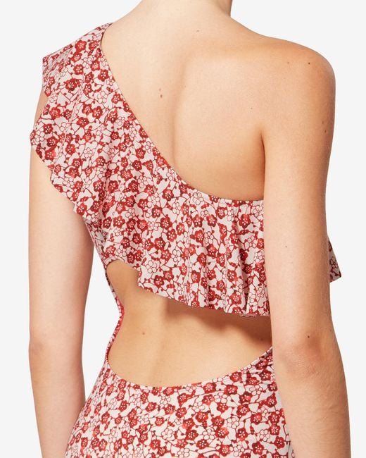 Isabel Marant White Sicilya Swimsuit