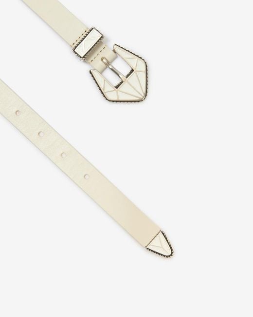Isabel Marant White Coraline Belt