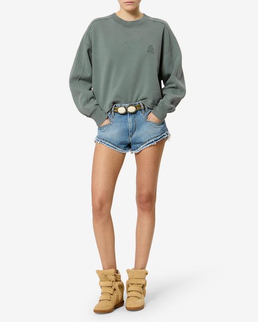 Isabel Marant Green Sunny Sweat Shirt