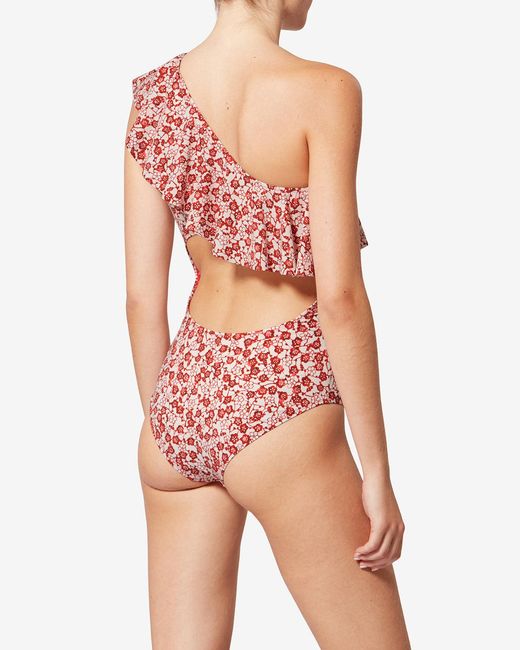 Isabel Marant White Sicilya Swimsuit