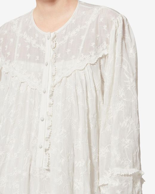 Isabel Marant White Zame Dress