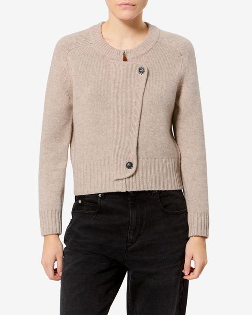 Isabel Marant White Murielle Cardigan