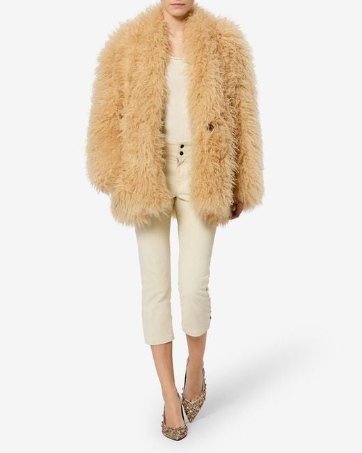 Isabel Marant White Mylae Coat