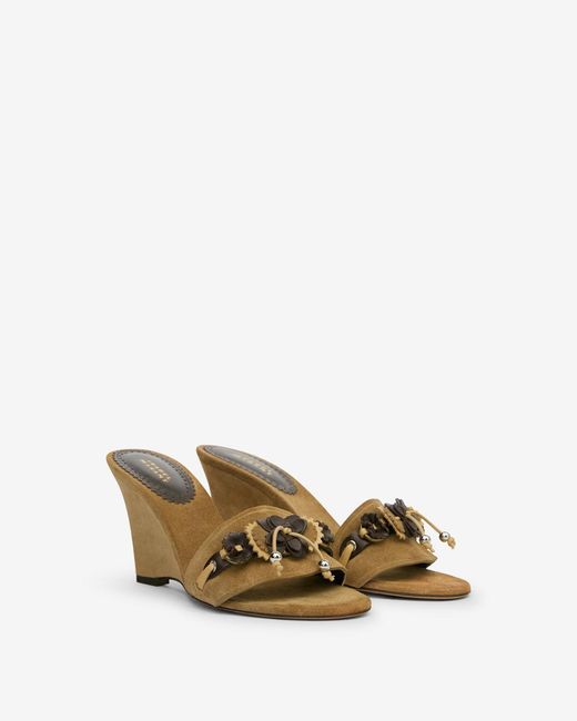 Isabel Marant Gray Anee Sandals