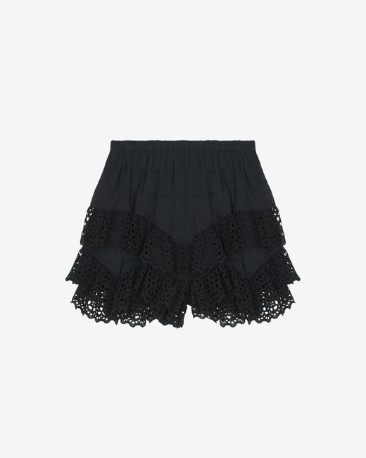 Isabel Marant Black Sukira Shorts