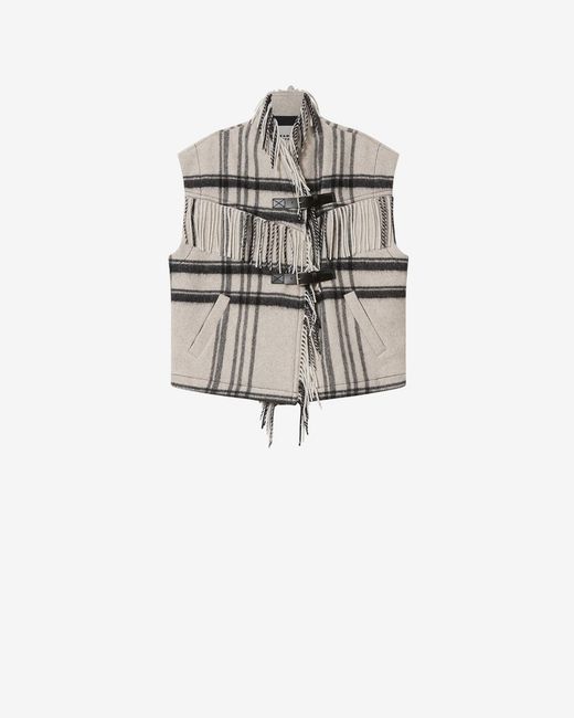 Isabel Marant White Ginesa Wool Cardigan